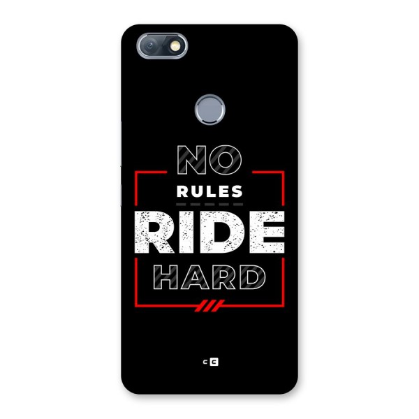 Rules Ride Hard Back Case for Infinix Note 5