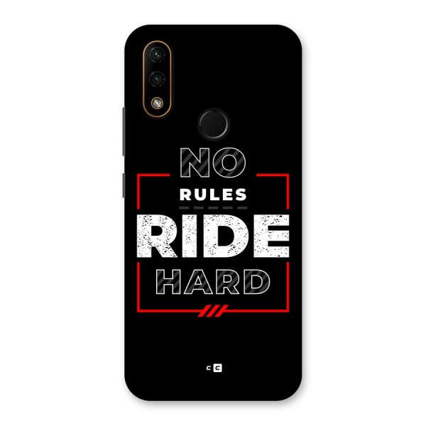 Rules Ride Hard Back Case for Lenovo A6 Note