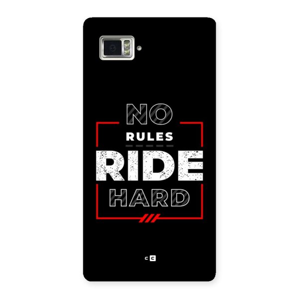 Rules Ride Hard Back Case for Lenovo Vibe Z2 Pro K920