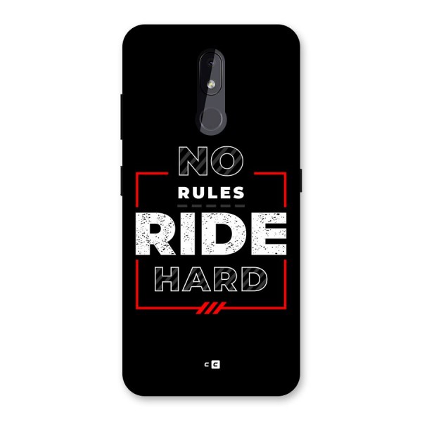 Rules Ride Hard Back Case for Nokia 3.2
