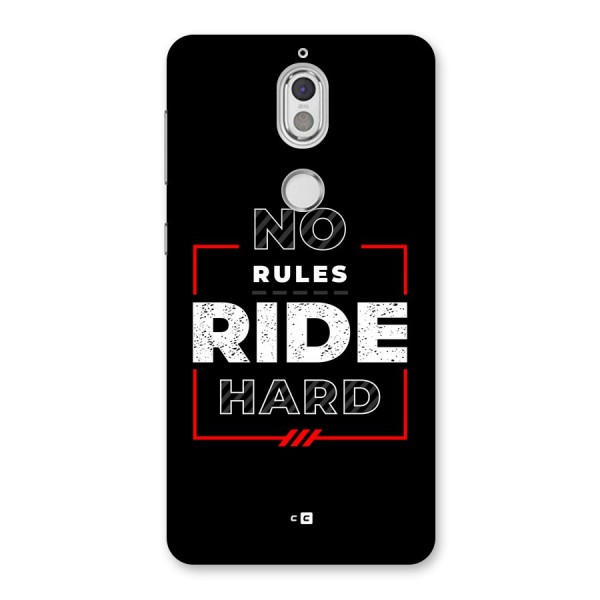 Rules Ride Hard Back Case for Nokia 7
