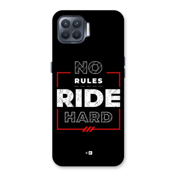 Rules Ride Hard Back Case for Oppo F17 Pro