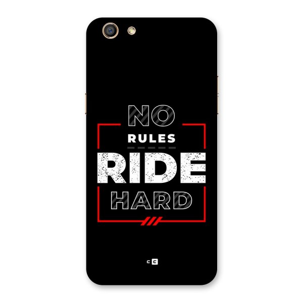 Rules Ride Hard Back Case for Oppo F3
