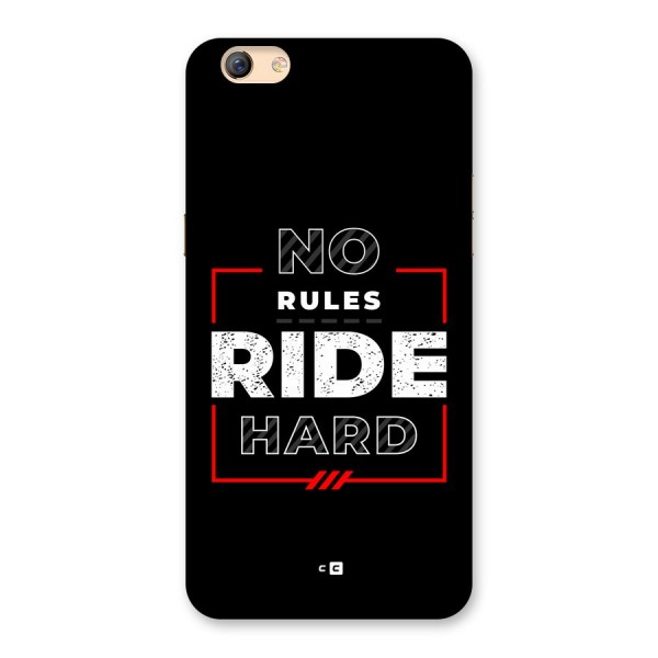 Rules Ride Hard Back Case for Oppo F3 Plus