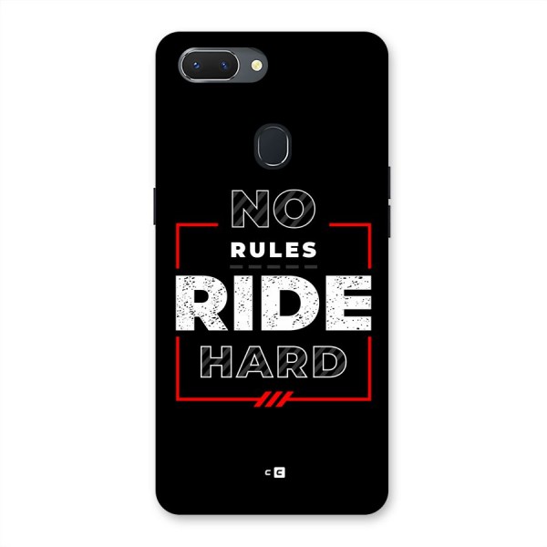 Rules Ride Hard Back Case for Realme 2
