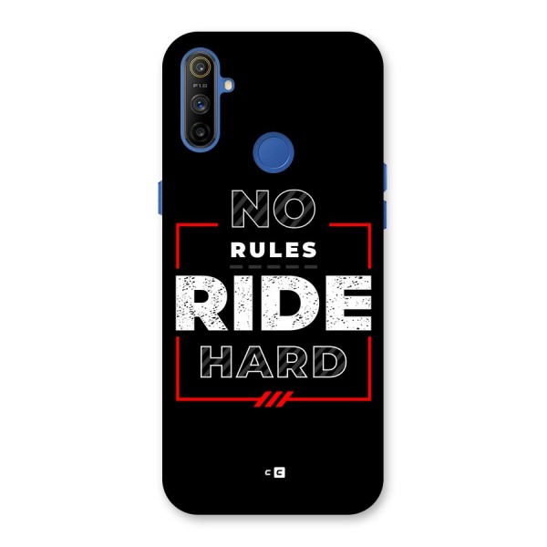 Rules Ride Hard Back Case for Realme Narzo 10A