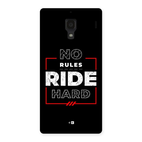 Rules Ride Hard Back Case for Redmi 1s