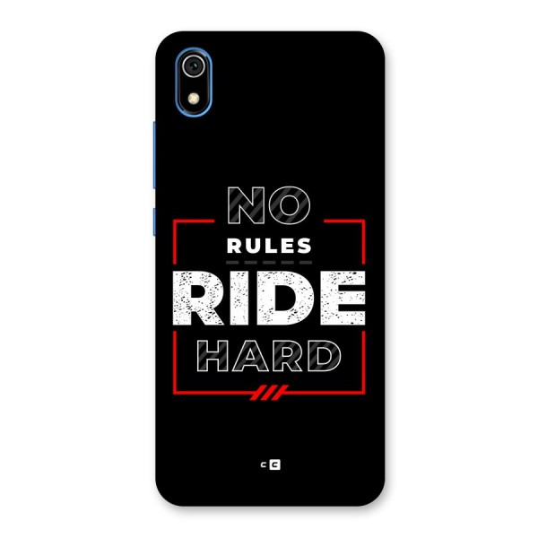 Rules Ride Hard Back Case for Redmi 7A