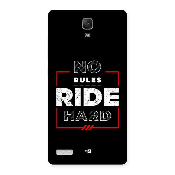 Rules Ride Hard Back Case for Redmi Note
