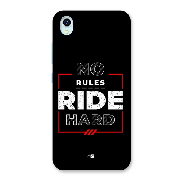 Rules Ride Hard Back Case for Vivo Y1s