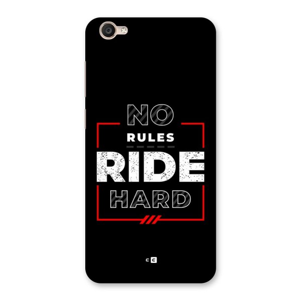 Rules Ride Hard Back Case for Vivo Y55s