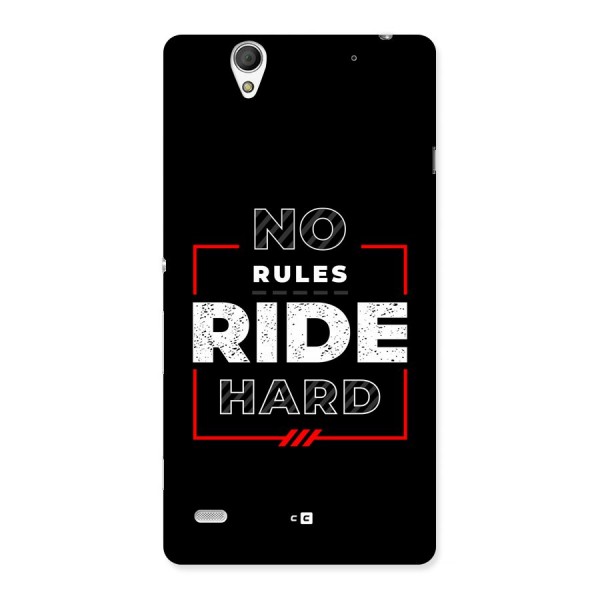 Rules Ride Hard Back Case for Xperia C4