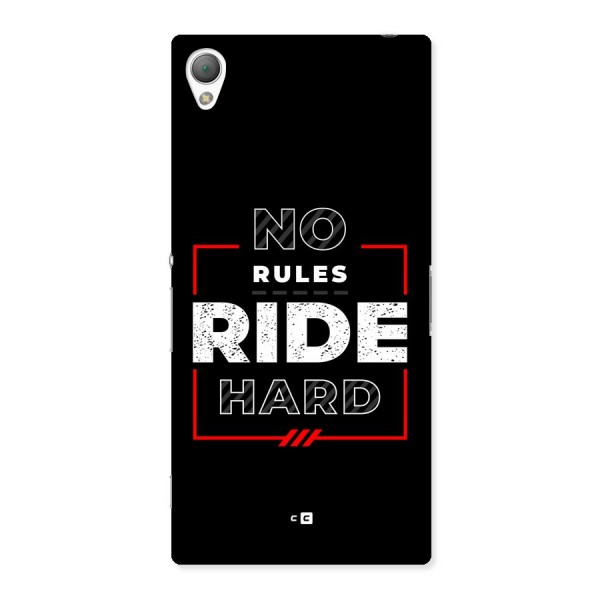 Rules Ride Hard Back Case for Xperia Z3