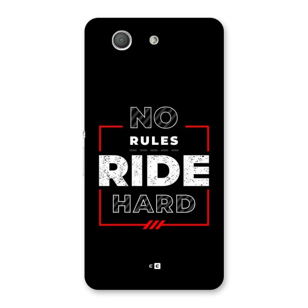 Rules Ride Hard Back Case for Xperia Z3 Compact