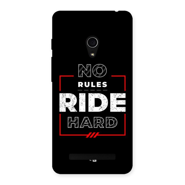 Rules Ride Hard Back Case for Zenfone 5