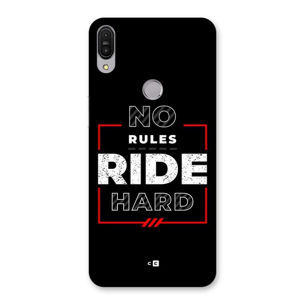 Rules Ride Hard Back Case for Zenfone Max Pro M1