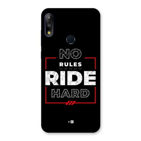 Rules Ride Hard Back Case for Zenfone Max Pro M2