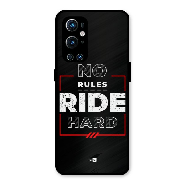Rules Ride Hard Metal Back Case for OnePlus 9 Pro