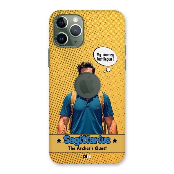Sagittarius Quest Back Case for iPhone 11 Pro Logo Cut