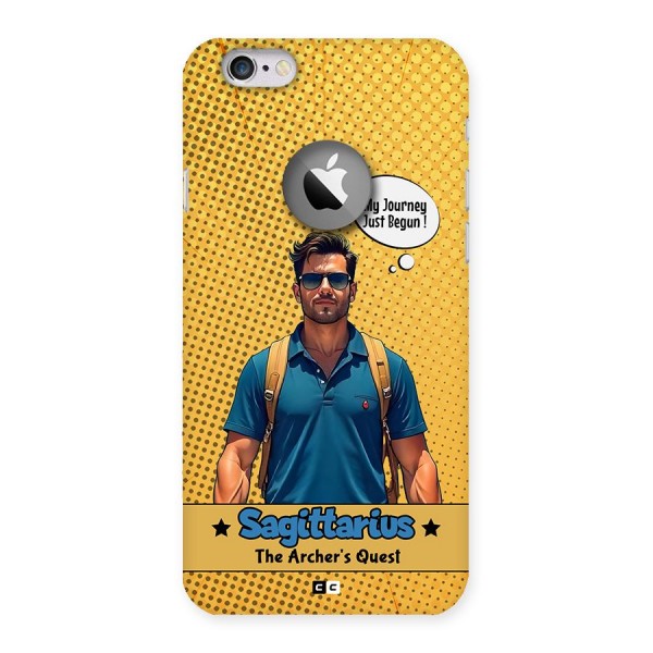 Sagittarius Quest Back Case for iPhone 6 Logo Cut