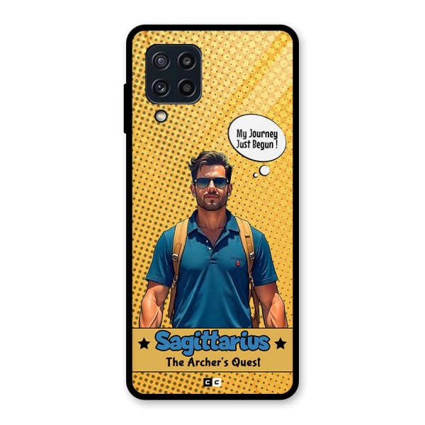 Sagittarius Quest Glass Back Case for Galaxy M32