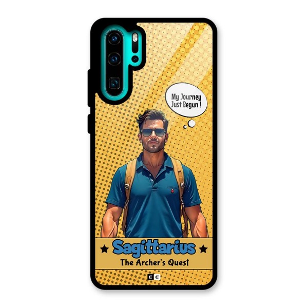 Sagittarius Quest Glass Back Case for Huawei P30 Pro