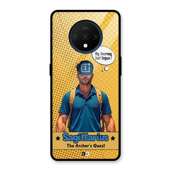 Sagittarius Quest Glass Back Case for OnePlus 7T