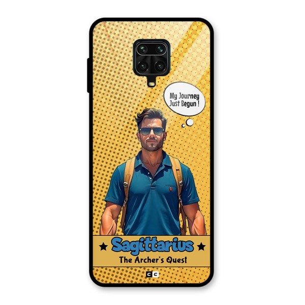 Sagittarius Quest Glass Back Case for Redmi Note 9 Pro Max