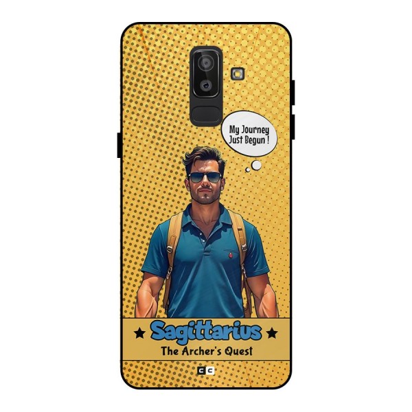 Sagittarius Quest Metal Back Case for Galaxy J8
