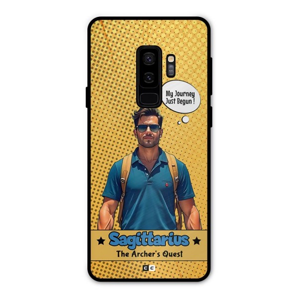 Sagittarius Quest Metal Back Case for Galaxy S9 Plus