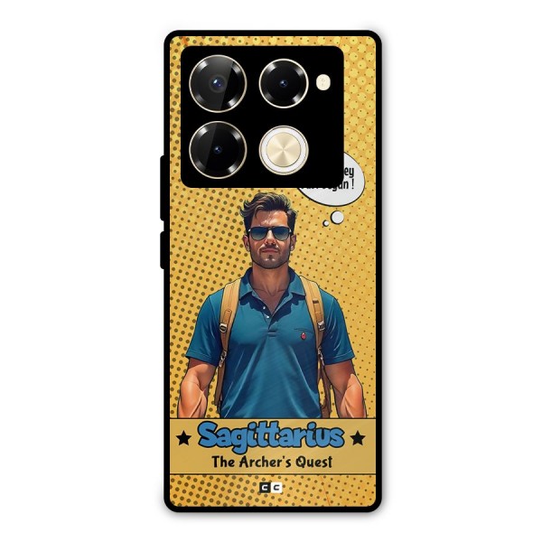 Sagittarius Quest Metal Back Case for Infinix Note 40 Pro Plus