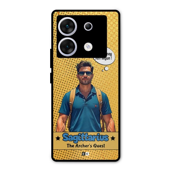 Sagittarius Quest Metal Back Case for Infinix Zero 30 5G