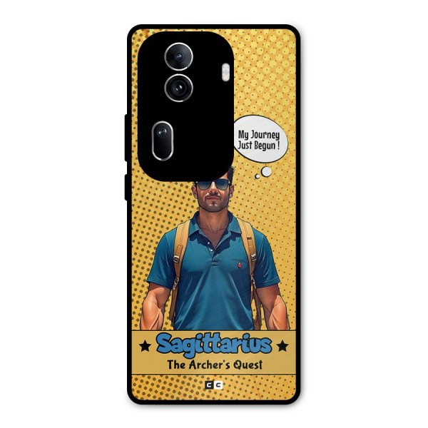 Sagittarius Quest Metal Back Case for Oppo Reno11 Pro 5G