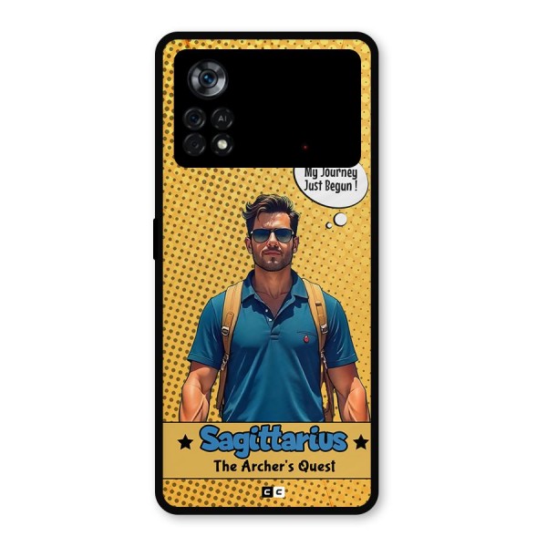 Sagittarius Quest Metal Back Case for Poco X4 Pro 5G