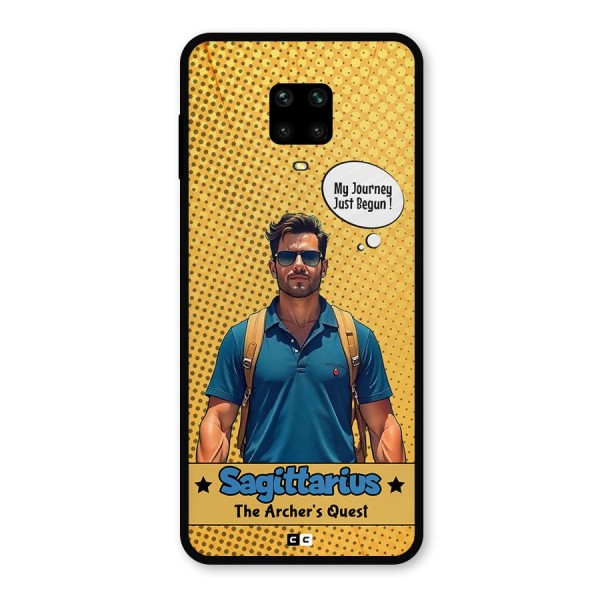 Sagittarius Quest Metal Back Case for Redmi Note 9 Pro Max