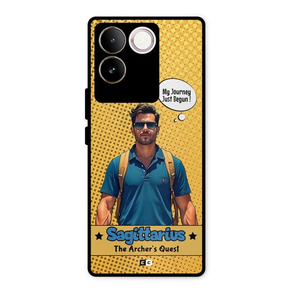 Sagittarius Quest Metal Back Case for iQOO Z7 Pro