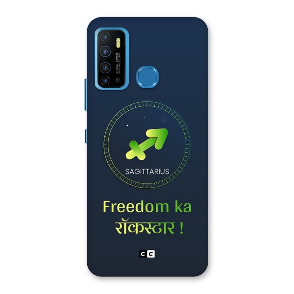 Sagittarius Rockstar Back Case for Infinix Hot 9