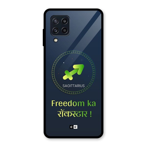 Sagittarius Rockstar Glass Back Case for Galaxy M32
