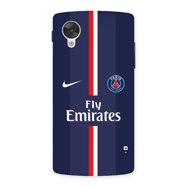 Saint Paris Jersey Back Case for Google Nexus 5