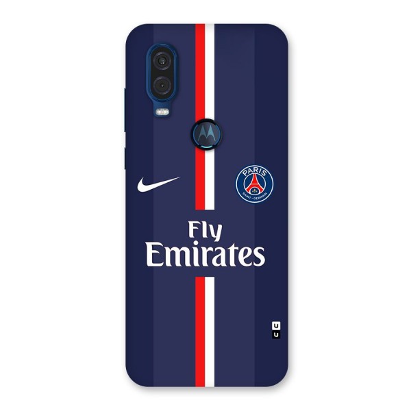 Saint Paris Jersey Back Case for Motorola One Vision