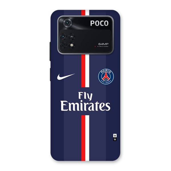 Saint Paris Jersey Back Case for Poco M4 Pro 4G