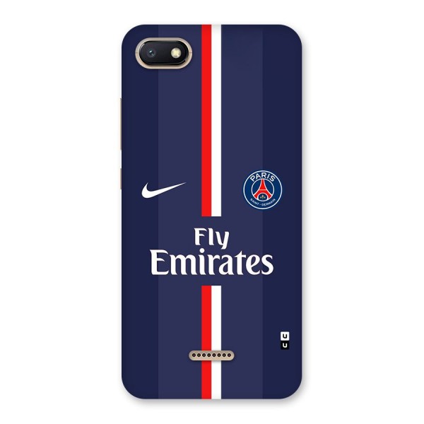 Saint Paris Jersey Back Case for Redmi 6A