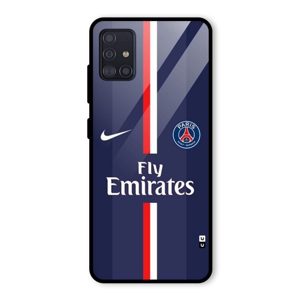 Saint Paris Jersey Glass Back Case for Galaxy A51