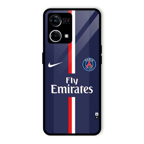 Saint Paris Jersey Glass Back Case for Oppo F21s Pro 4G
