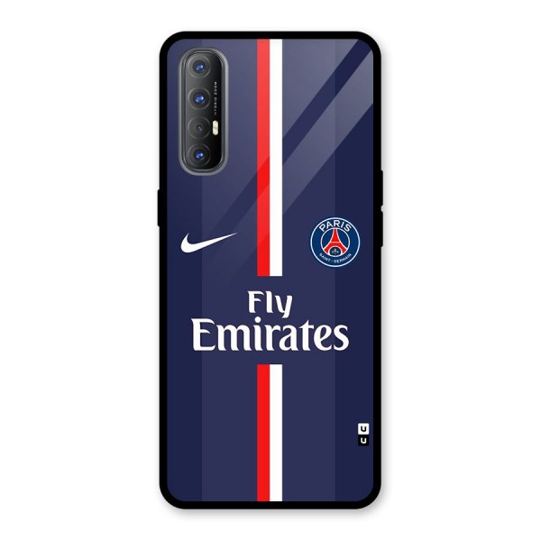 Saint Paris Jersey Glass Back Case for Oppo Reno3 Pro