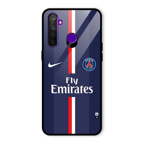 Saint Paris Jersey Glass Back Case for Realme 5 Pro