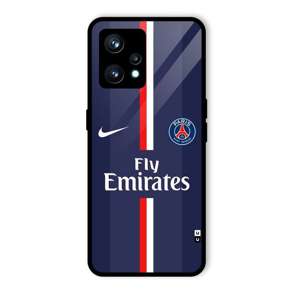Saint Paris Jersey Glass Back Case for Realme 9 Pro Plus 5G
