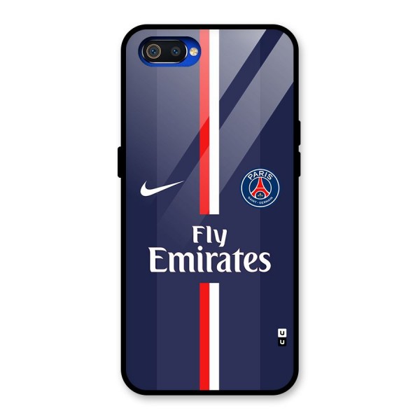 Saint Paris Jersey Glass Back Case for Realme C2