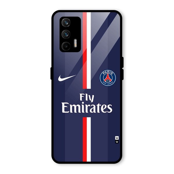Saint Paris Jersey Glass Back Case for Realme X7 Max