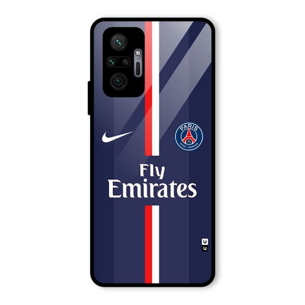 Saint Paris Jersey Glass Back Case for Redmi Note 10 Pro Max